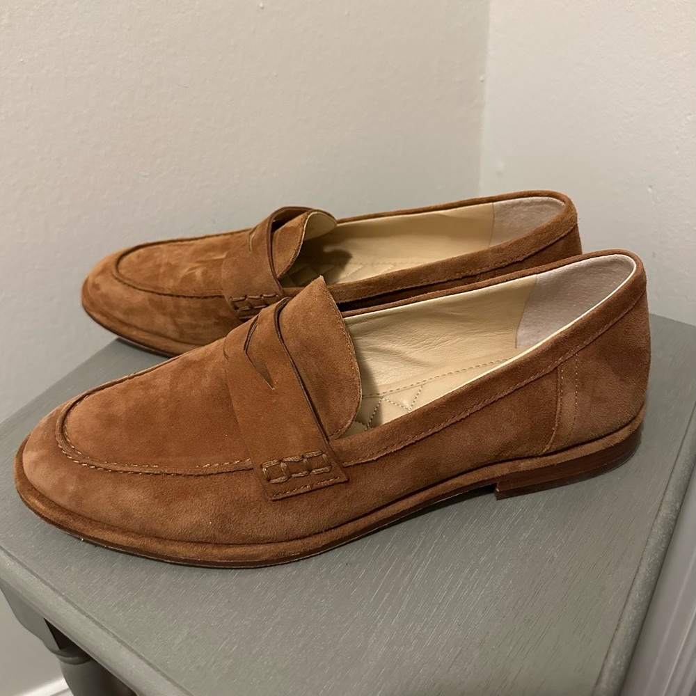 J McLaughlin Concetta suede leather loafers size 9